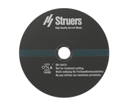 Cut off Wheel 30A25 item number 40009104 Struers cutting consumable