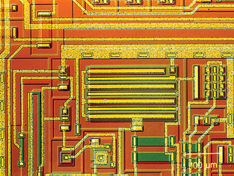 Circuit Imprimé Microprocesseur Avec Composants électroniques Et