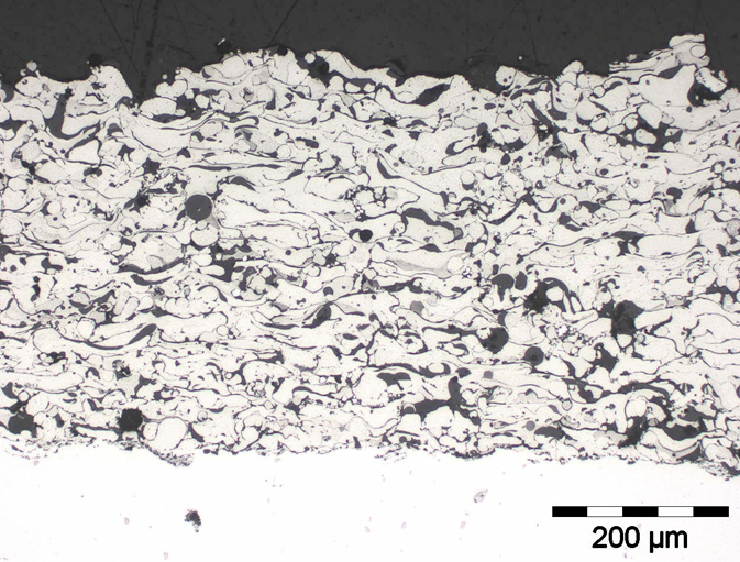 Metallographic preparation of thermal spray coatings