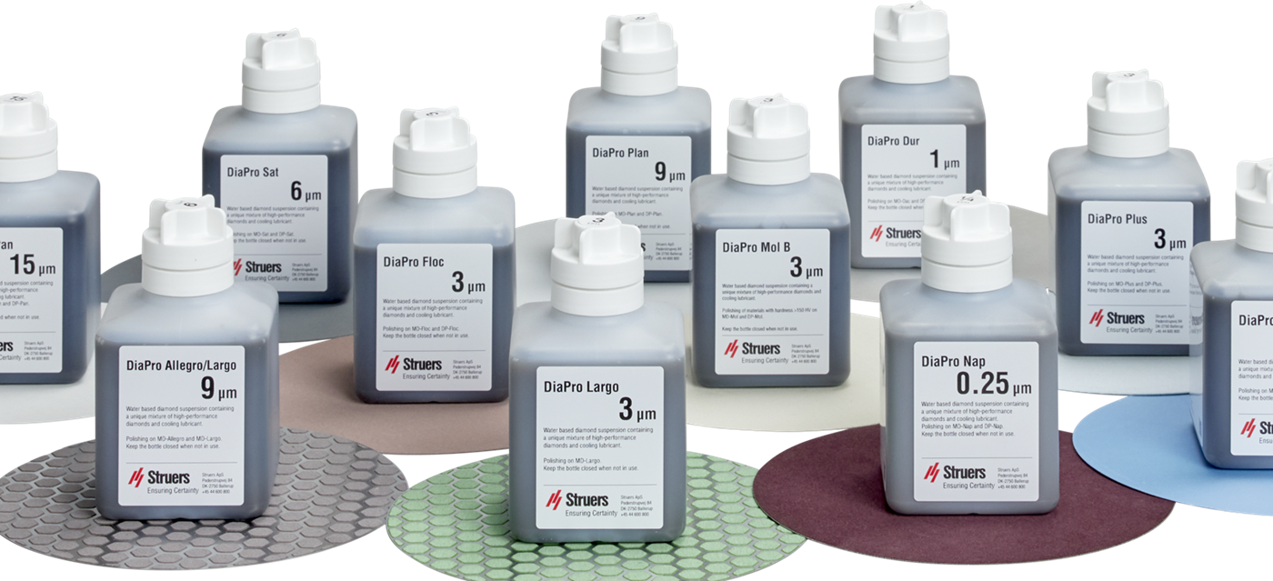 Metallographic grinding and polishing equipment, accessories, and