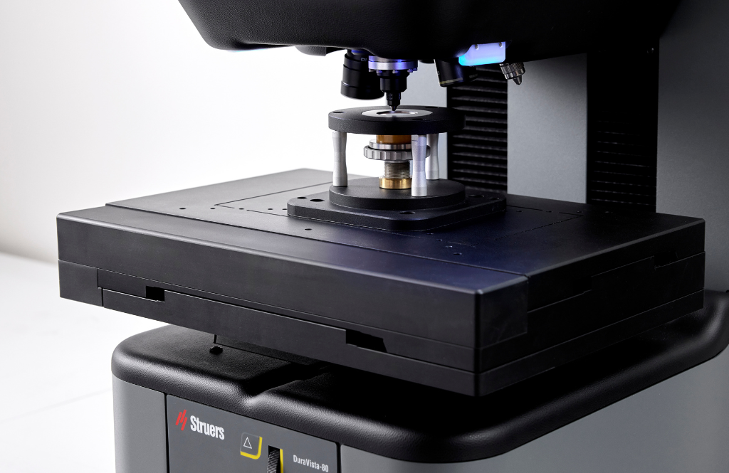 duravista 80 struers hardness tester vickers brinell knoop