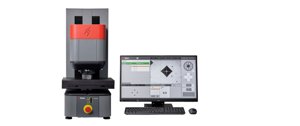 duravista 80a hardness tester struers vickers knoop brinell